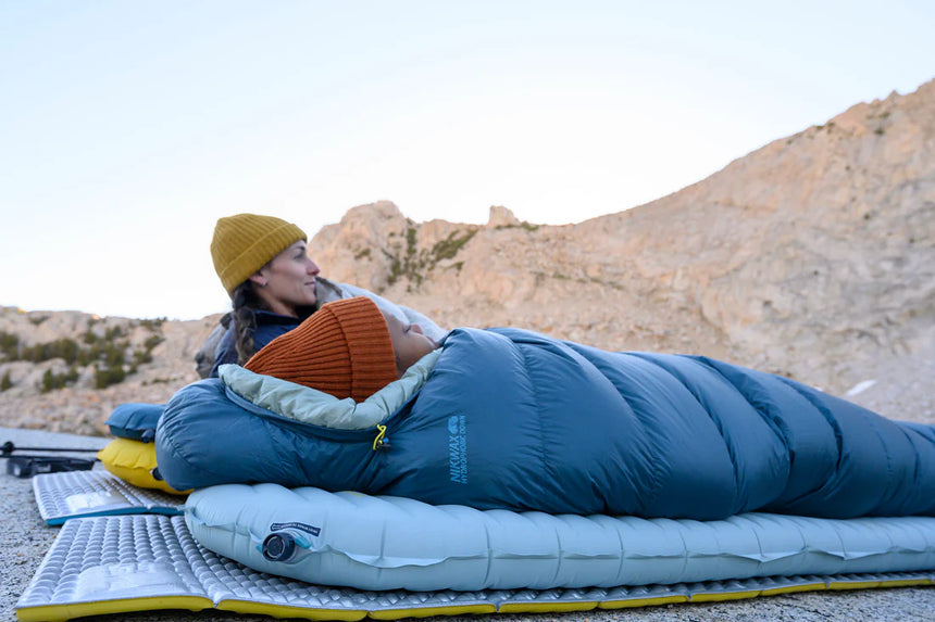 Thermarest NeoAir XTherm Next Sleeping Pad Outdoor Action- In use