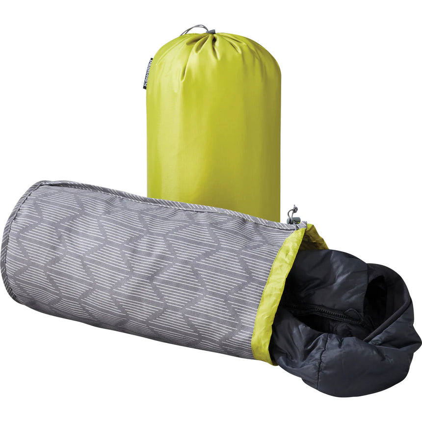 Thermarest Stuff Sack Pillow - Limon/Grey Outdoor Action- Product Preview