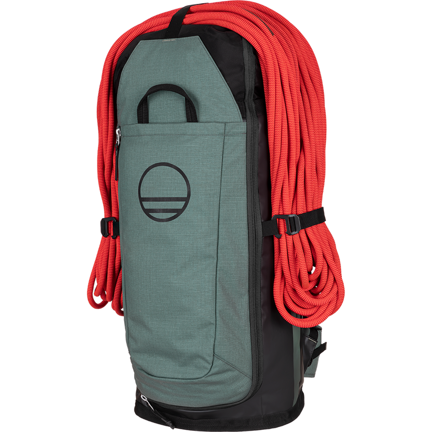 Wild Country Climbing Crag Hauler 40 Backpack Outdoor Action Black/Marsh - Self-standing design