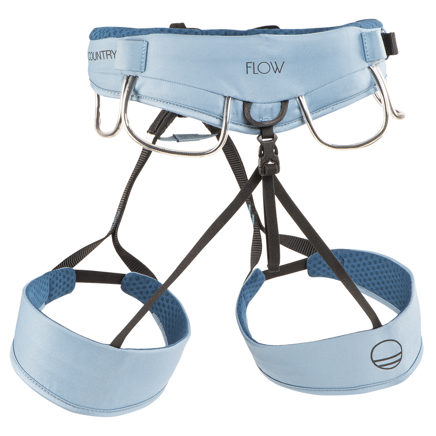 Wild Country Climbing Flow 2.0 Women's Harness Outdoor Action Deepwater/Petrol - Back
