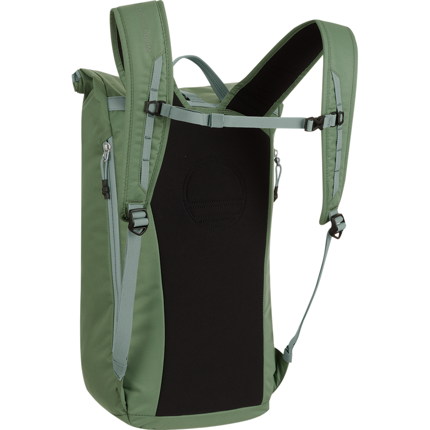 Wild Country Climbing Flow Back Pack - back left angle view green
