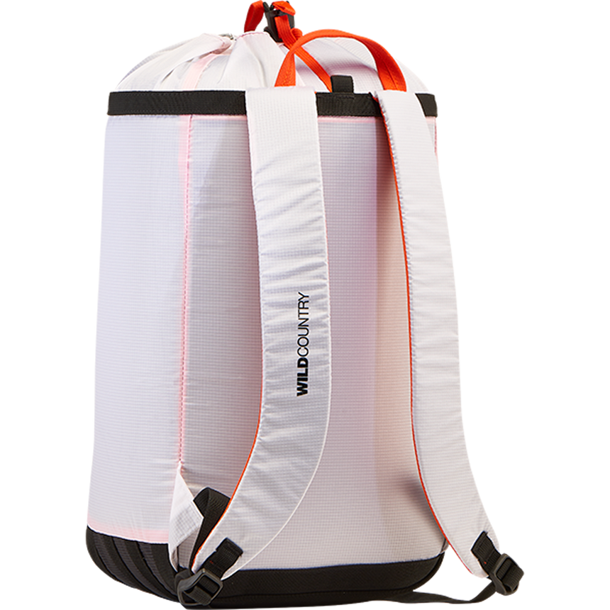 Wild Country Climbing Mosquito Backpack White Back Angle View