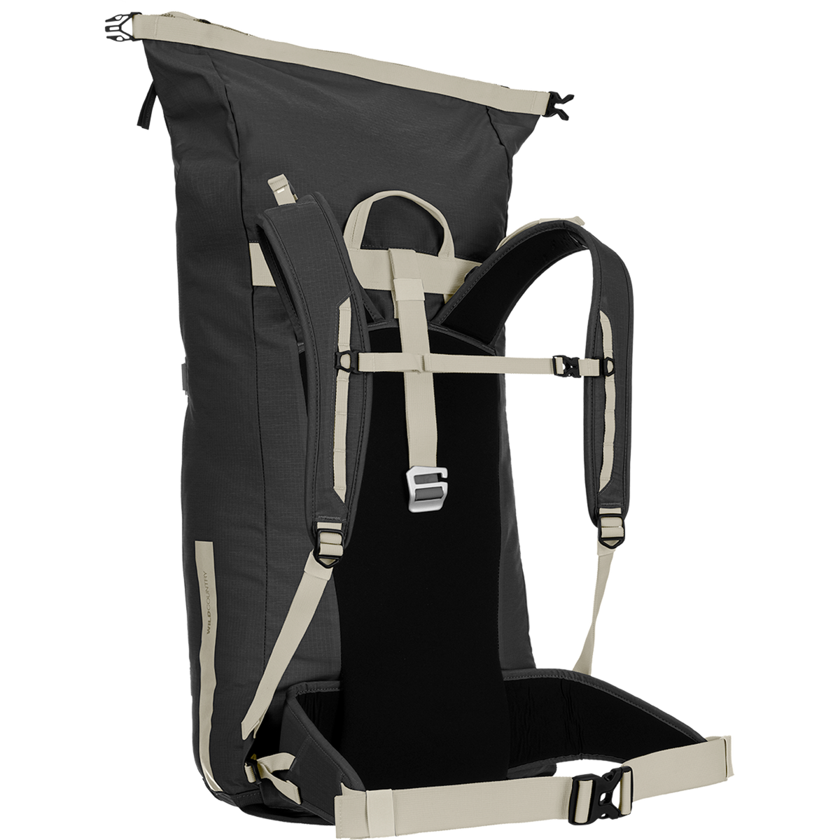 Wild Country Climbing Stamina Gear Bag Onyx - Back Angle