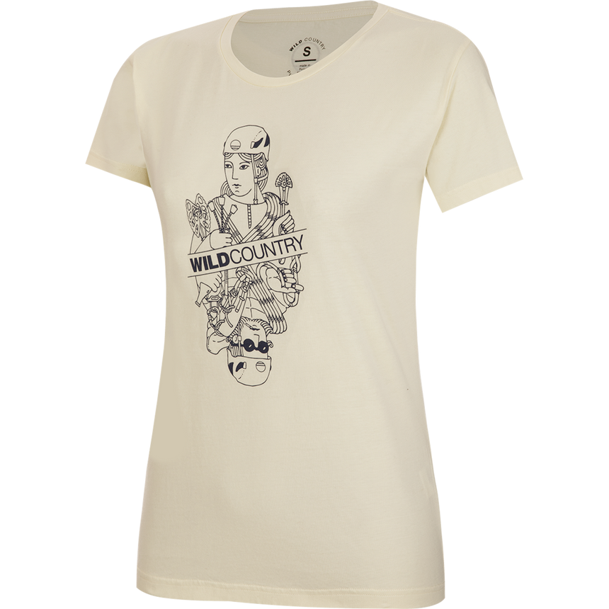 Wild Country Climbing Stamina Women's T-Shirt Quartz - Front Angle View
