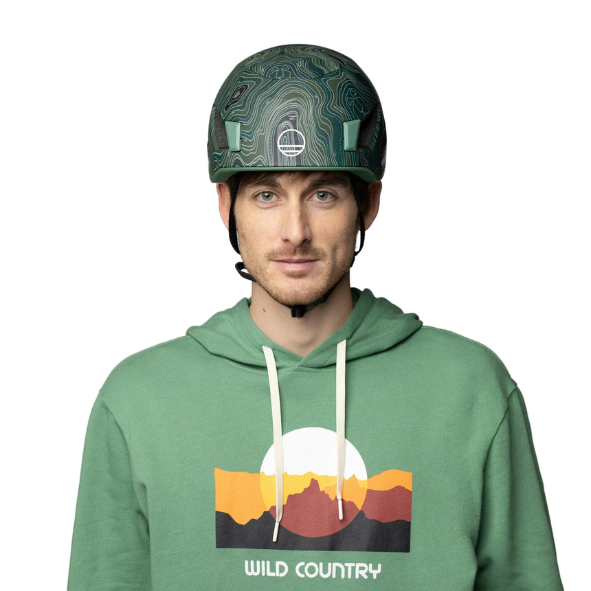 Wild Country Climbing Syncro Helmet Outdoor Action Yosemite - Front Fit on Model