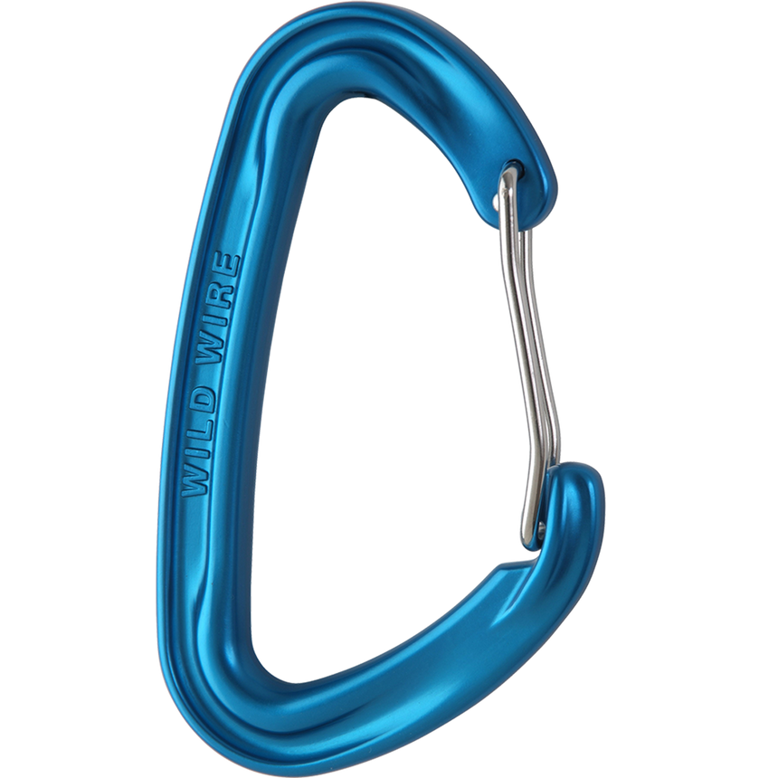 Wild Country Climbing Wildwire Carabiner Outdoor Action Blue - Side