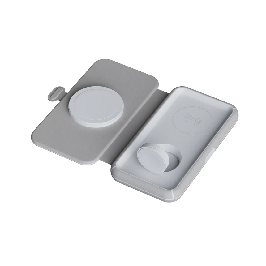 Xtorm Foldable Wireless Travel Charger 3-in-1 - Top Angle View