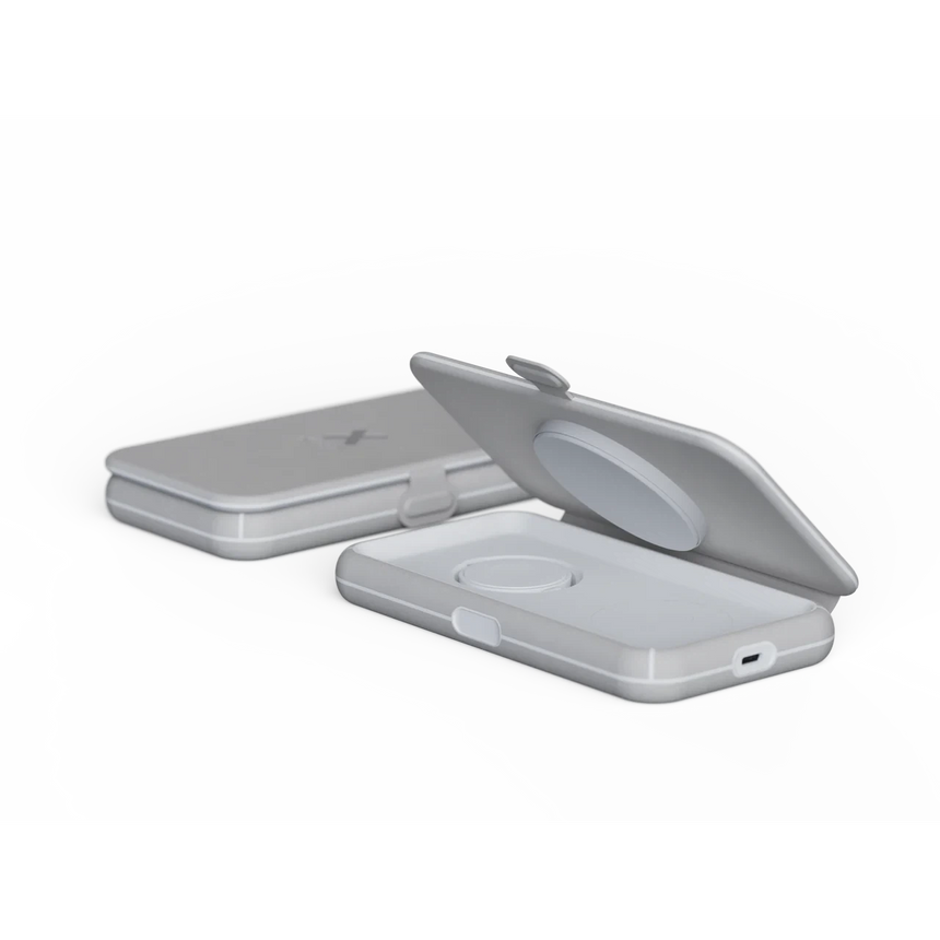 Xtorm Foldable Wireless Travel Charger 3-in-1 - Two Views of Charger
