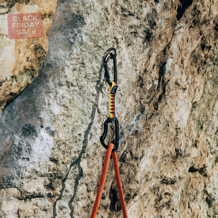 Wild Country Climbing Session Quickdraw Outdoor Action Heritage - Product In Use