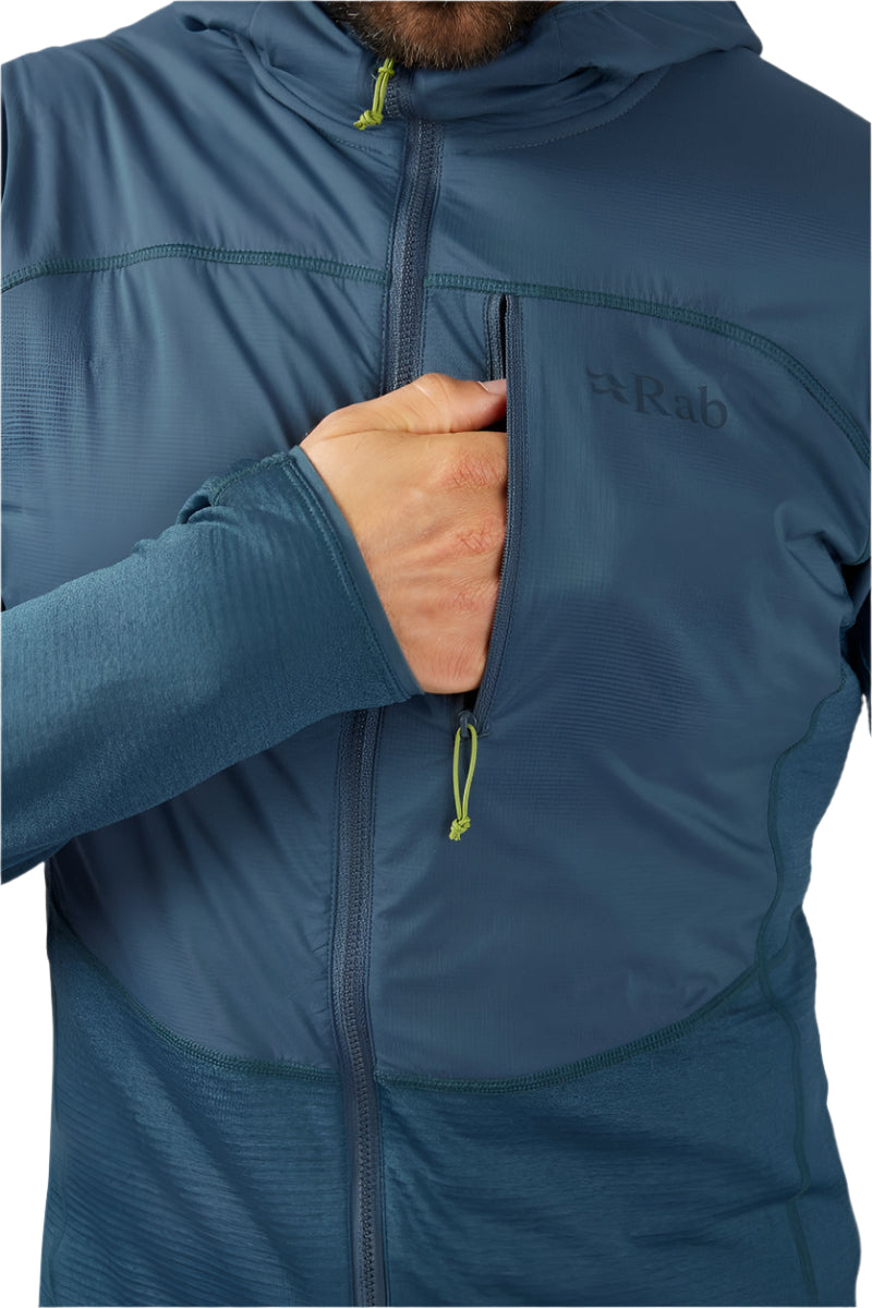 RABRab Men's Ascendor Summit Full Zip HoodyOutdoor Action