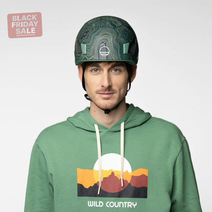 Wild Country Climbing Syncro Helmet Outdoor Action Yosemite - Front Fit on Model