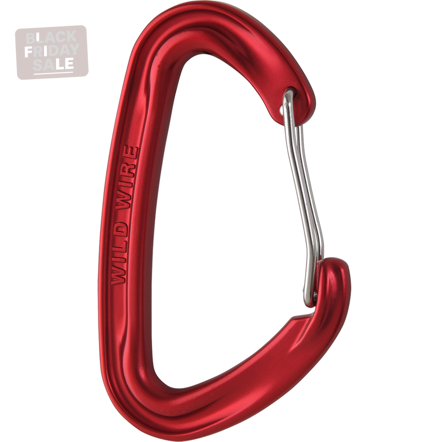 Wild Country Climbing Wildwire Carabiner Outdoor Action Red - Side