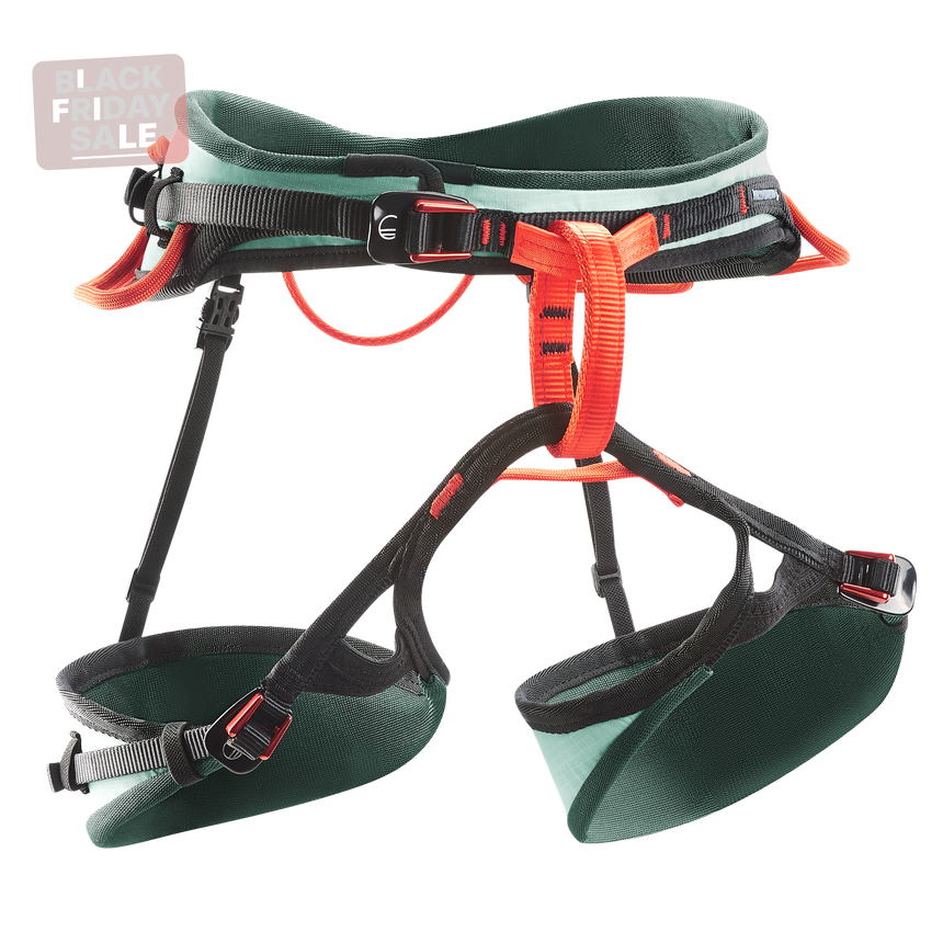 Wild Country Climbing Session Woman's Harness Outdoor Action Aquifer/Orange - Back