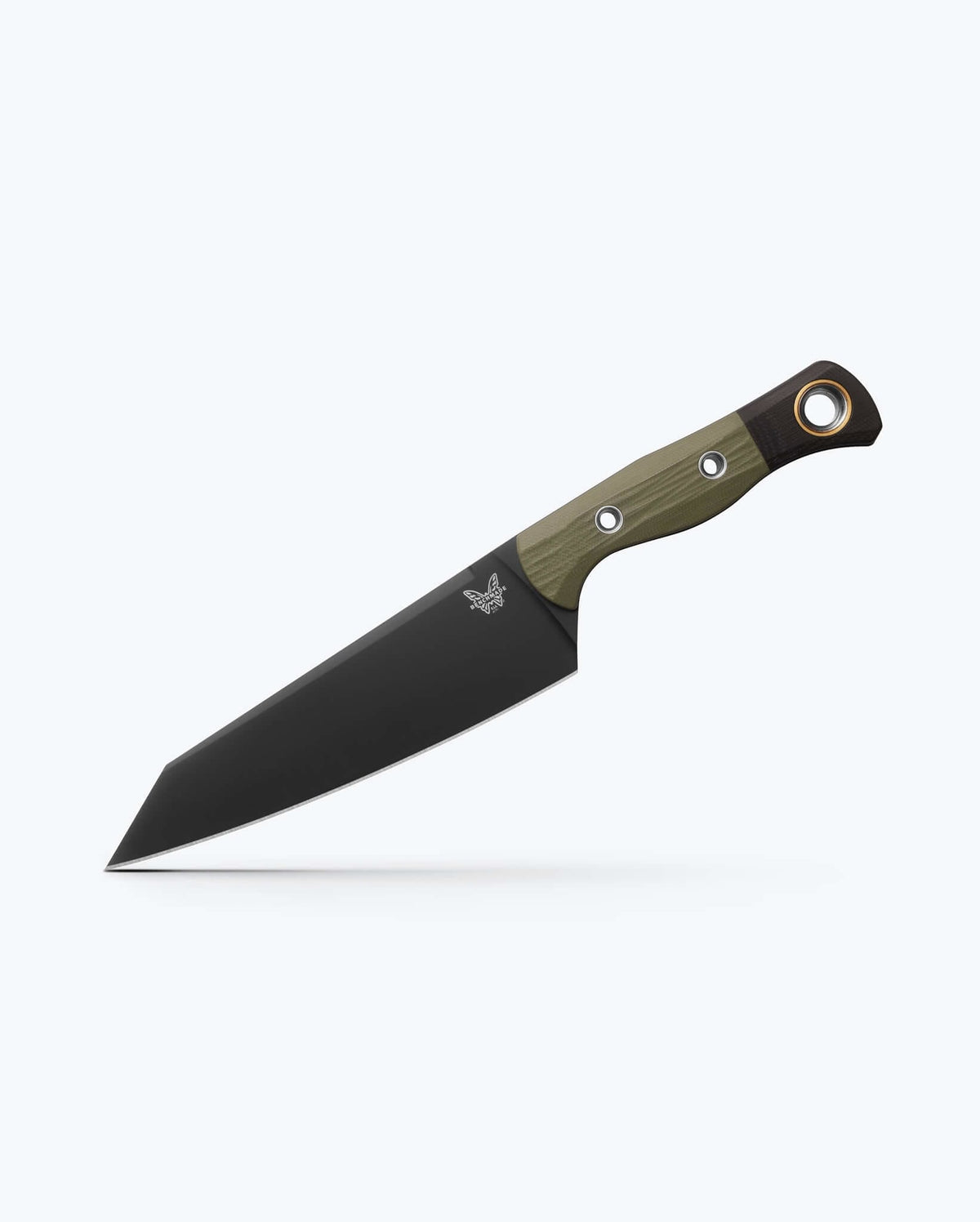 Benchmade Wildcoast™ OD Green G10 Kitchen Knife - Angled Side View | Benchmade Knife Co.