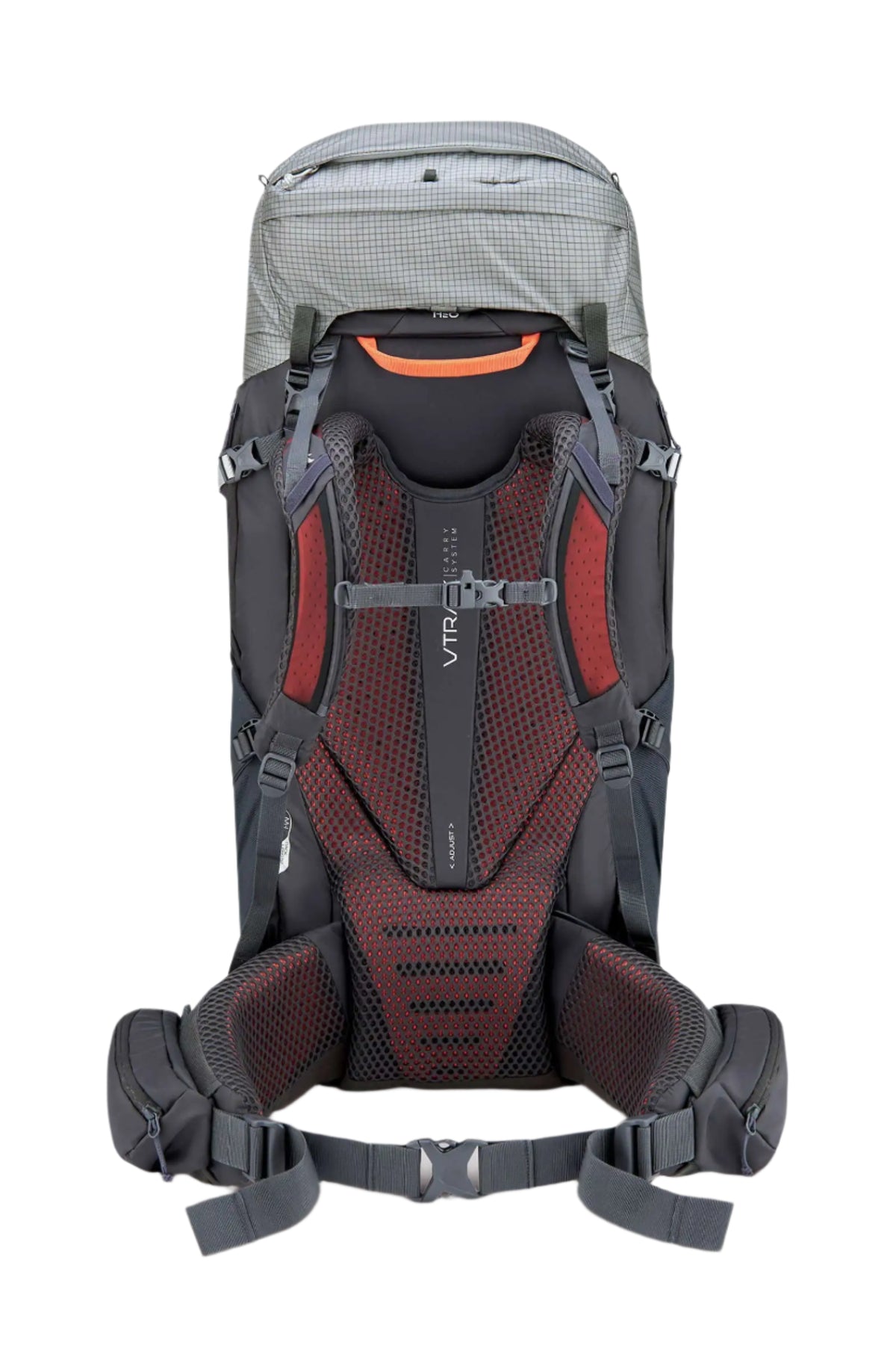 Rab Hyperon 65L Trekking Pack in Dark Pewter/Anthracite - back