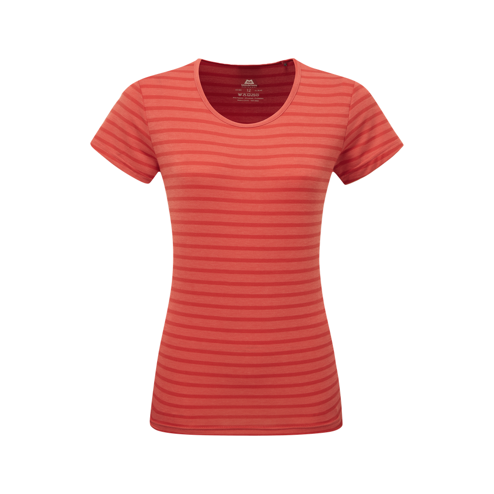 Mountain EquipmentMountain Equipment Groundup Stripe Women's TeeOutdoor Action