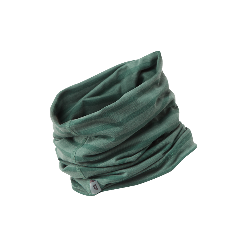 Mountain Equipment Groundup Tube in Fern Stripe - versatile drirelease TENCEL tube headwear for rock climbing and mountain walking