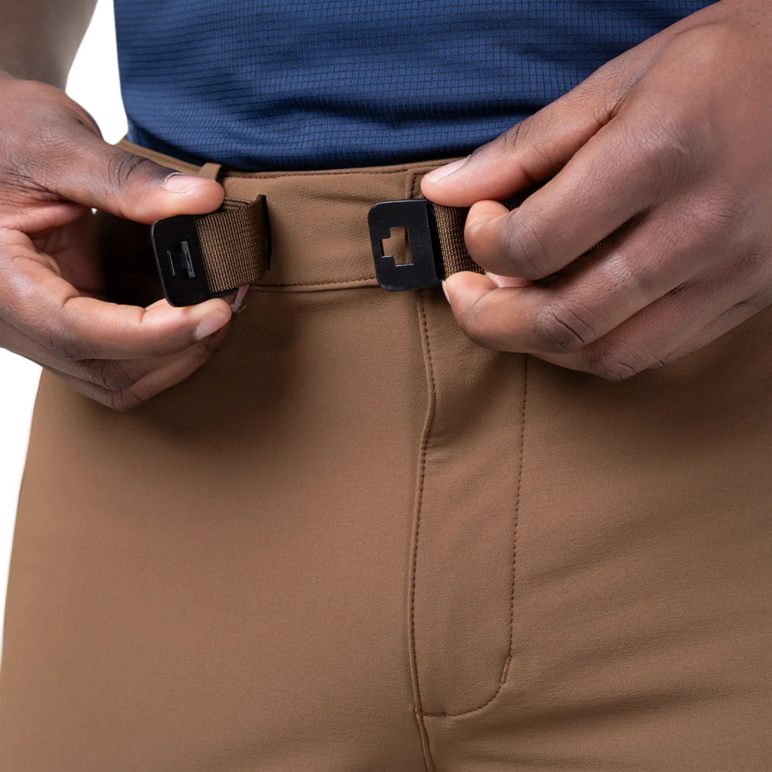 Mountain Equipment Ibex Mountain Men's Short in Desert Palm - flat lay product shot