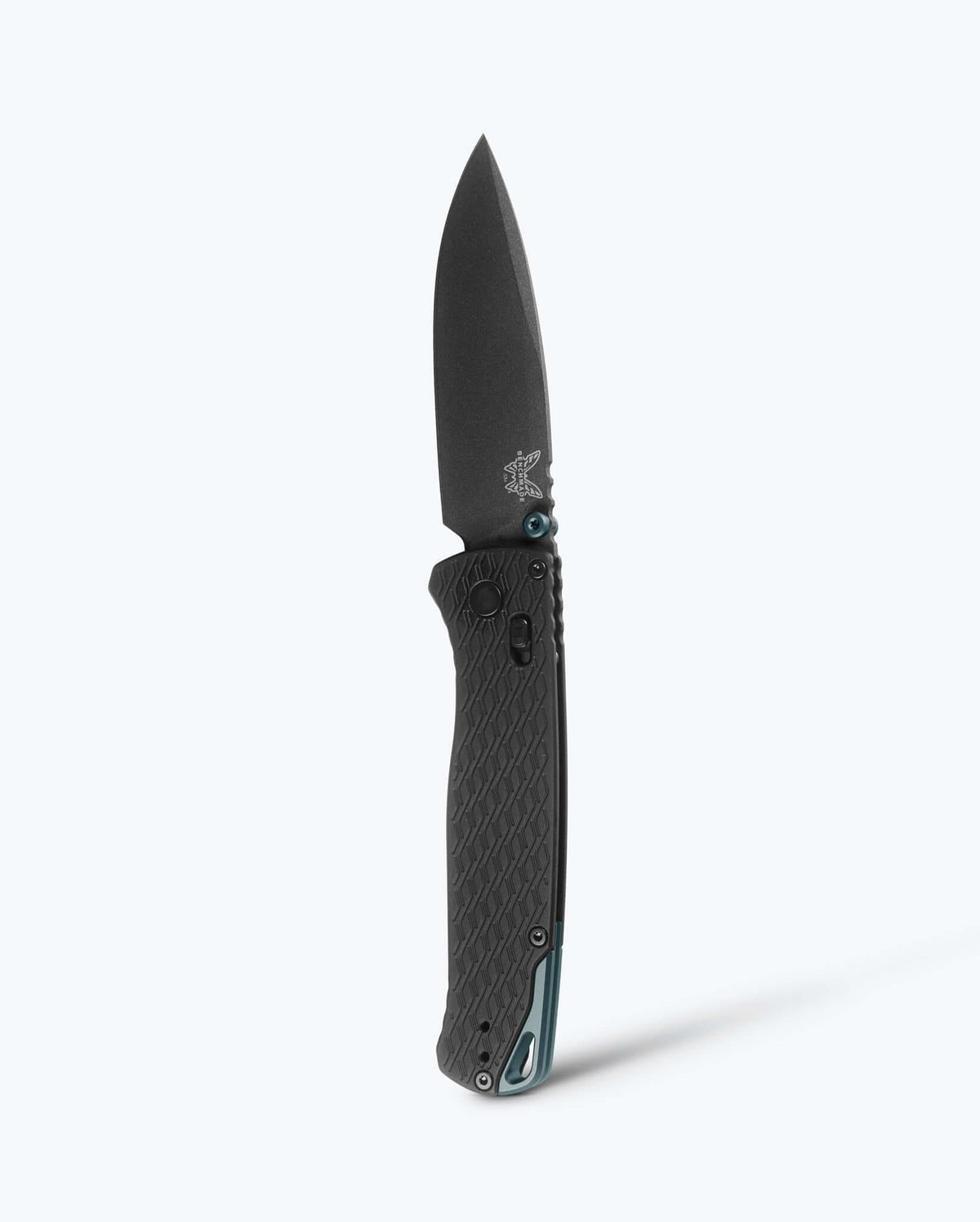 Black MagnaCut Bugout® Vapyr™ Drop-Point Knife - Open Blade View | Benchmade Knife Co.