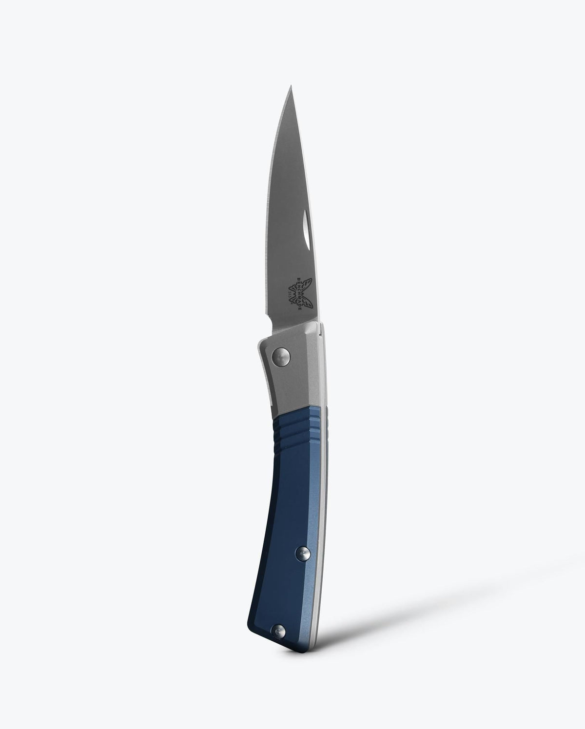 Successor™ Crater Blue Aluminum Slip Joint Knife - Upright Position | Benchmade Knife Co.