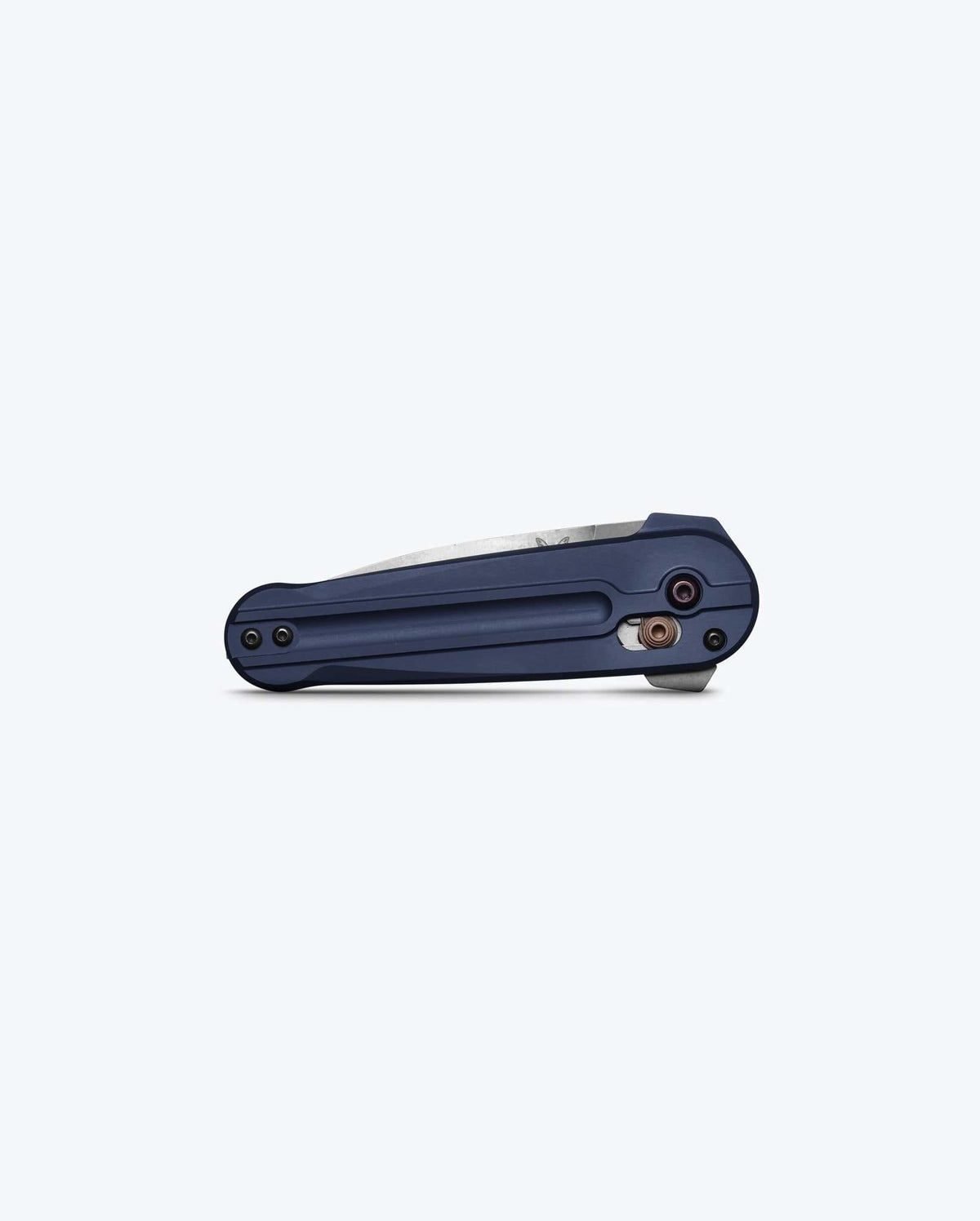 Lowden™ Crater Blue Aluminum Knife - Closed Side Profile | Benchmade Knife Co.