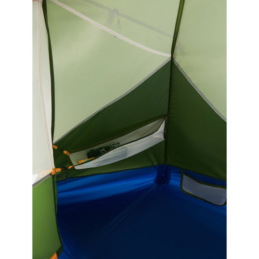 Marmot Limelight 2P Tent interior close up storage Foliage/Dark Azure