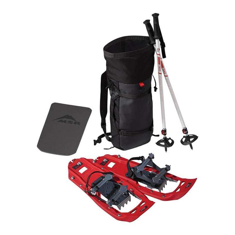 MSR Evo Snowshoe Kit (Snowshoe/Poles/Bag) Outdoor Action- product preview