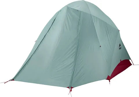 MSR Habiscape™ 6-Person Family & Group Camping Tent Outdoor Action- Fly Door Closed