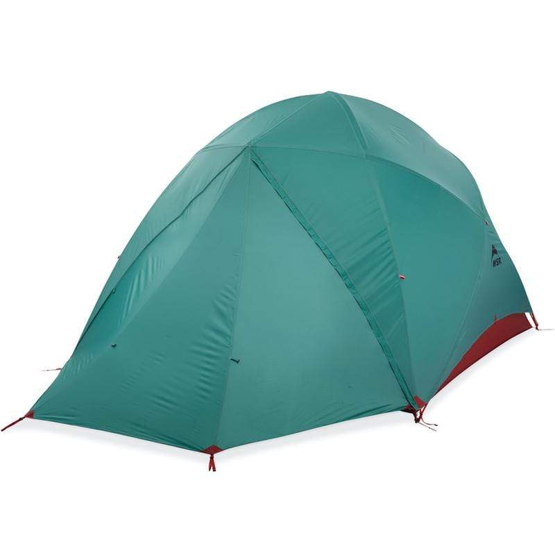 MSR Habitude 6 Family & Group Camping Tent Outdoor Action- fly closed