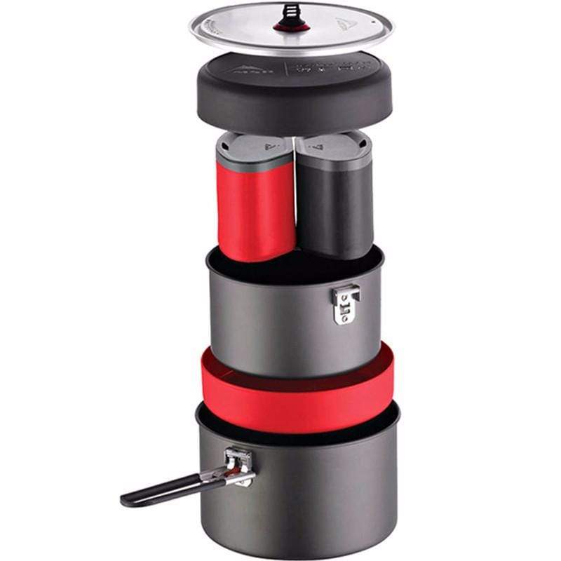 MSR Quick™ 2 Cook Set Outdoor Action- Nesting Detail