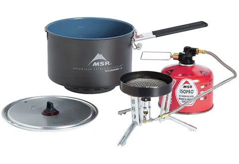 MSR WindBurner® Group Stove System Outdoor Action- Product preview
