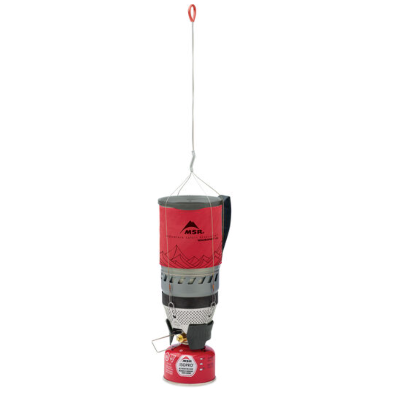 MSR WindBurner Hanging Kit Outdoor Action- product in use
