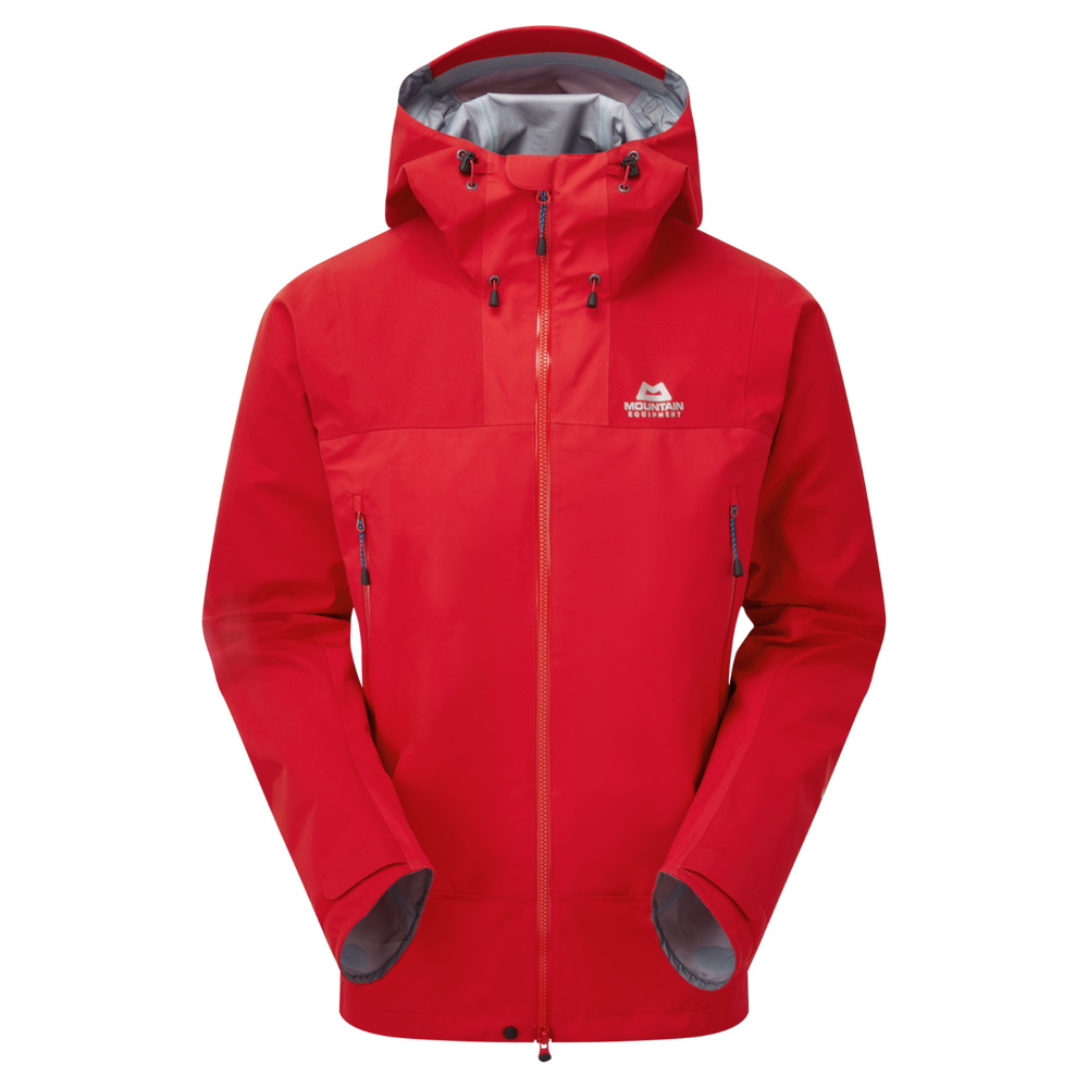 Mountain Equipment Rupal GORE-TEX Men's Jacket in Imperial Red/Crimson - Front