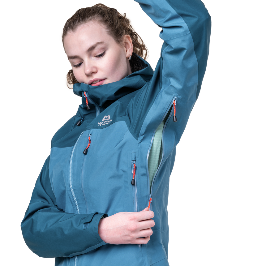 Mountain Equipment Makalu GORE-TEX Women's Jacket Stellar/Majolica- pit zip
