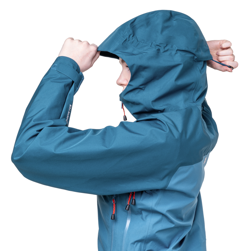 Mountain Equipment Makalu GORE-TEX Women's Jacket Stellar/Majolica- hood