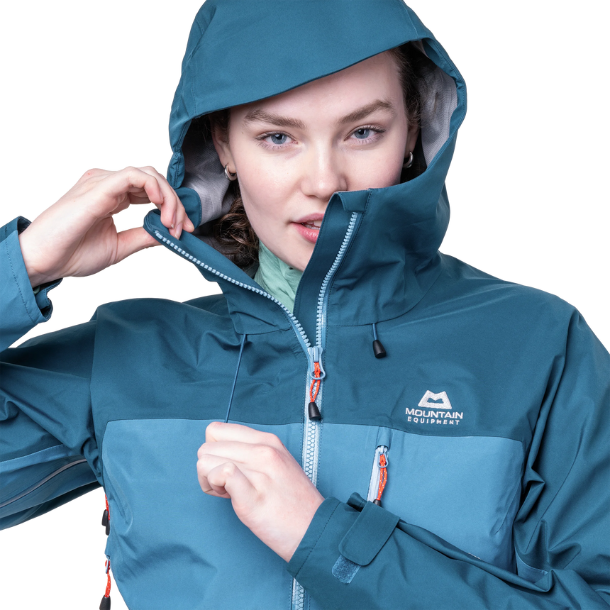 Mountain Equipment Makalu GORE-TEX Women's Jacket Stellar/Majolica- hood