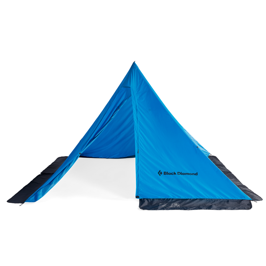 Black Diamond Mega Snow 4P Tent Outdoor Action Sky Blue- front