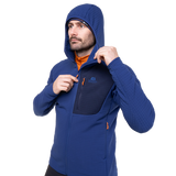 Mountain Equipment Shroud Hooded Men's Jacket Outdoor Action Admiral/Cosmos-Front Zip