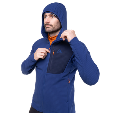 Mountain Equipment Shroud Hooded Men's Jacket Outdoor Action Admiral/Cosmos-Front Zip