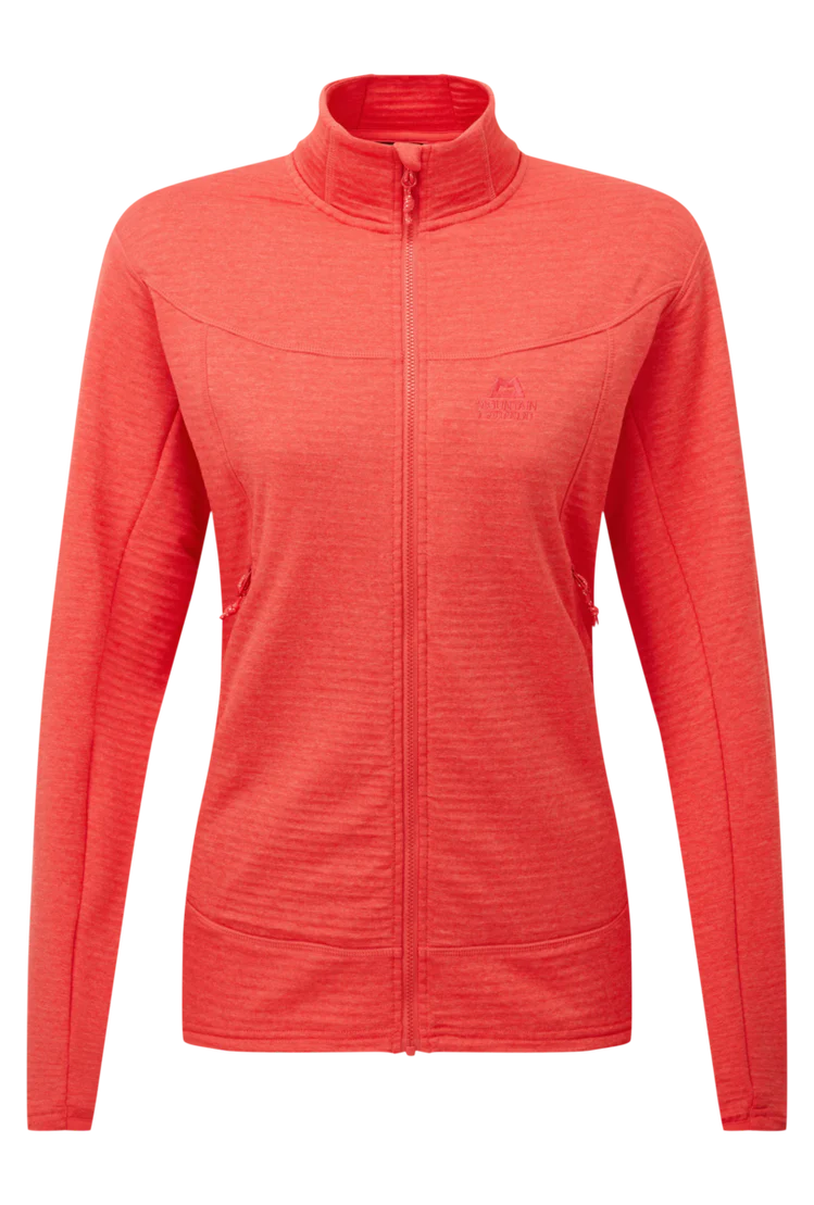 Mountain Equipment Apiro Women's Jacket Outdoor Action Hibiscus- Front