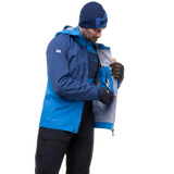 Mountain Equipment Orion Men's Jacket Outdoor Action Atlantic/Admiral- Laser-cut Inner Pocket