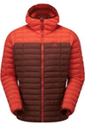 Mountain Equipment Particle Hooded Men's Jacket Outdoor Action Firedbrick/Cardinal- front