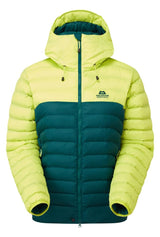 Mountain Equipment Superflux Women's Jacket D Teal/Fresh Green- front