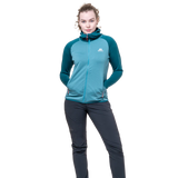 Mountain Equipment Eclipse Hooded Women's Jacket Outdoor Action Topaz/Medieval- Hand Pockets
