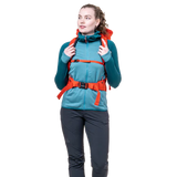 Mountain Equipment Eclipse Hooded Women's Jacket Outdoor Action Topaz/Medieval- with Harness
