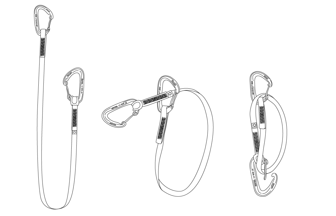 Ocún Hawk Wire ST-SLING Set Dyn 12 mm Quickdraw - image 6
