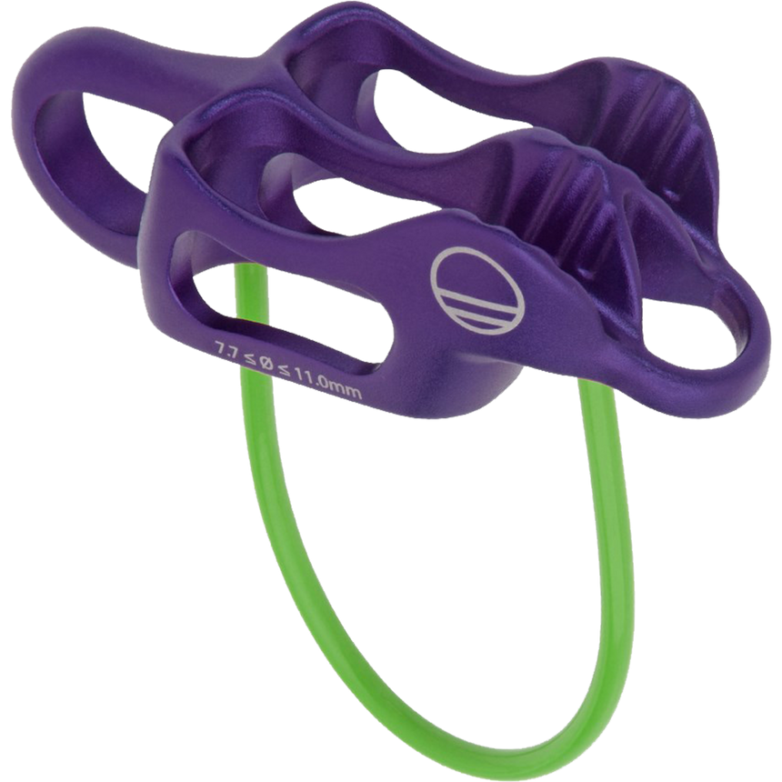 Wild Country Climbing Pro Guide Lite Belay Outdoor Action Purple/Green - Full View