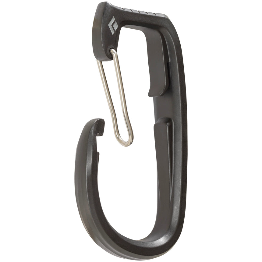 Black Diamond Ice Clipper Outdoor Action Black- open wire gate