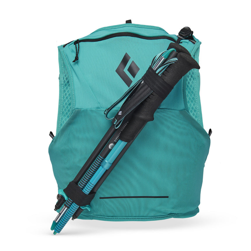 Black Diamond Distance 4 Hydration Vest Outdoor Action Dark Patina- Z-pole carry system