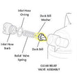 MSR MiniWorks EX duckbill valve and washer